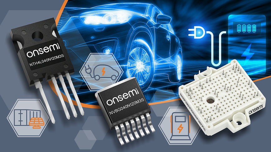 I dispositivi EliteSiC M3S da 1200 V di prossima generazione di onsemi permettono di migliorare l’efficienza di veicoli elettrici e infrastrutture energetiche